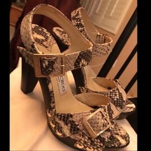Jimmy Choo Snake Skin 35.5